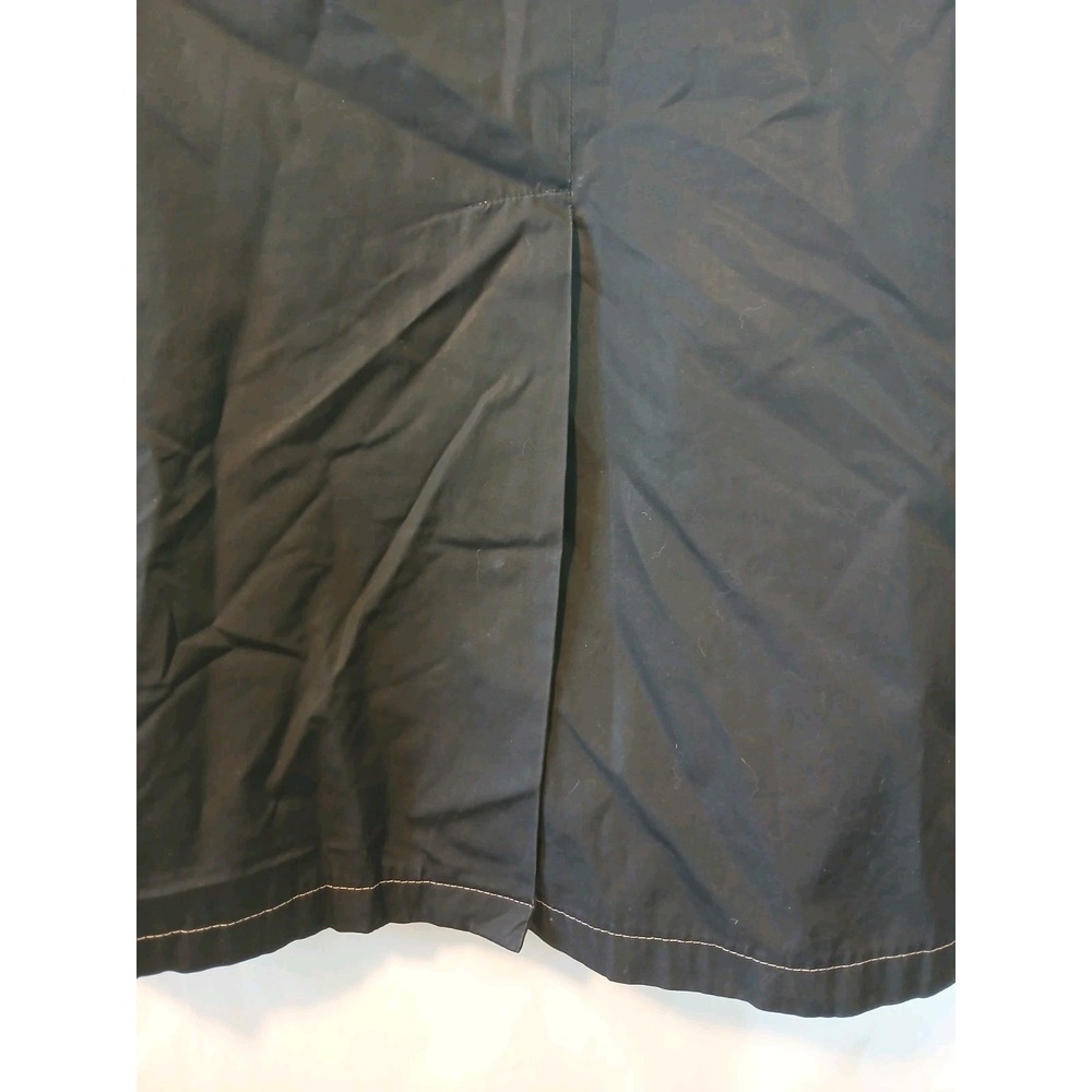 Vintage Cortefiel Mens Black Double Breasted Trench Coat Sz 42 Made in Spain  AC - Picture 11 of 13